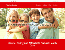 Tablet Screenshot of painfreegeorgia.com